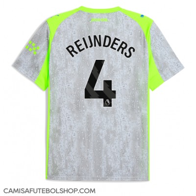 Camisa de time de futebol Manchester City Tijjani Reijnders #4 Replicas 3º Equipamento 2025-26 Manga Curta Camisa de time de futebol Manchester City Tijjani Reijnders #4 Replicas 3º Equipamento 2025-26 Manga Curta